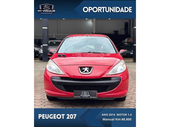 PEUGEOT 207 1.4 ACTIVE 8V FLEX 4P MANUAL PEUGEOT 207 1.4 ACTIVE 8V FLEX 4P MANUAL